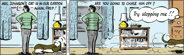 Fred Basset on Monday November 26, 2018 Comic Strip