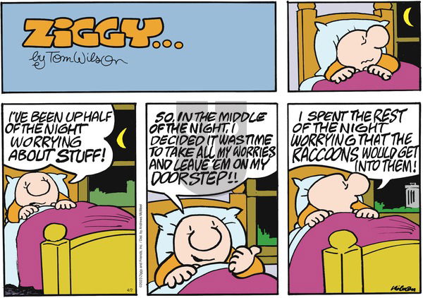 Ziggy - Sunday April 2, 2023 Comic Strip