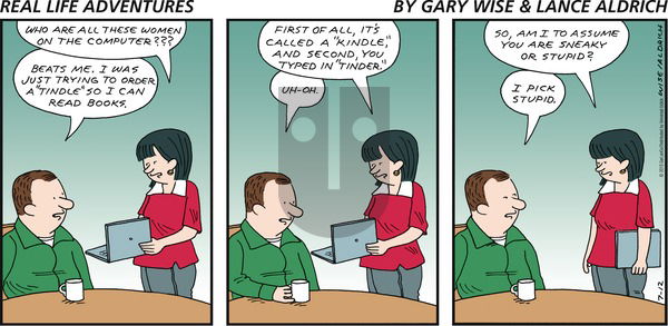 Real Life Adventures on Sunday July 12, 2015 Comic Strip