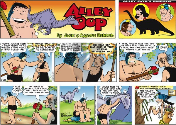 Alley Oop on Sunday January 28, 2018 Comic Strip