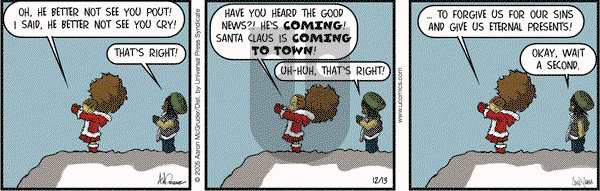 The Boondocks on Tuesday December 13, 2005 Comic Strip