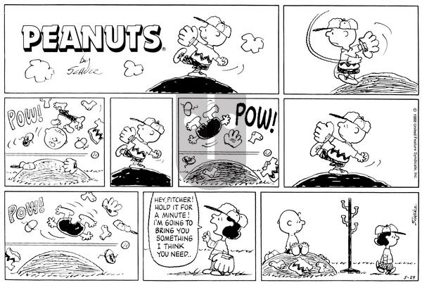 Peanuts on Sunday May 29, 1988 Comic Strip