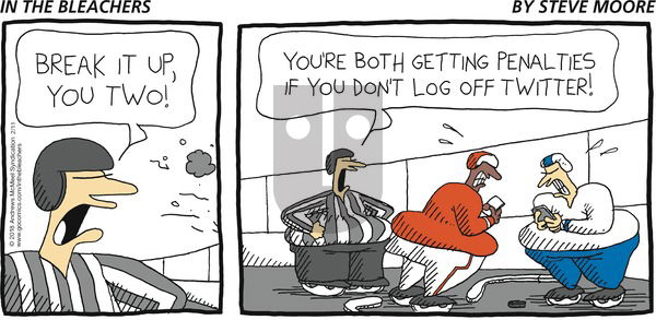 In the Bleachers on Sunday February 11, 2018 Comic Strip