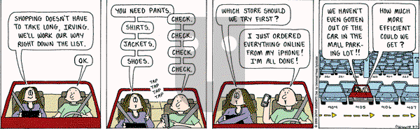 Cathy Classics - Monday August 31, 2009 Comic Strip