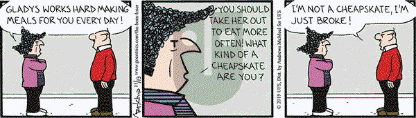 The Born Loser on Wednesday November 13, 2019 Comic Strip