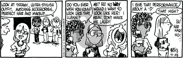 Luann on Friday October 28, 1988 Comic Strip
