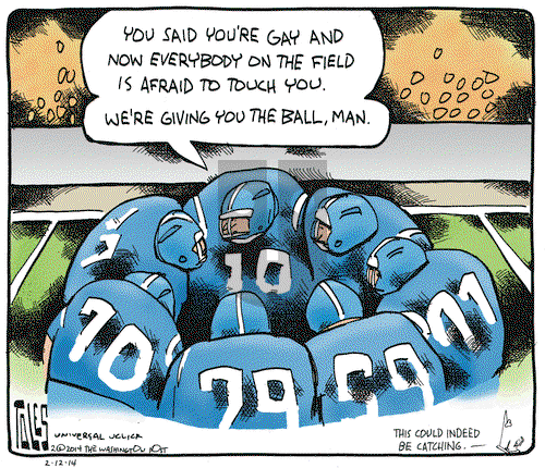 Tom Toles on Wednesday February 12, 2014 Comic Strip