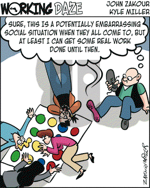 Working Daze on Friday April 1, 2005 Comic Strip