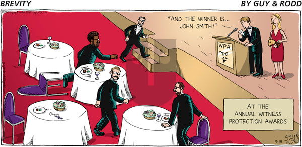 Brevity on Sunday September 18, 2005 Comic Strip