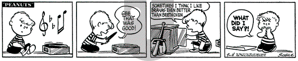 Peanuts on Friday September 4, 1953 Comic Strip