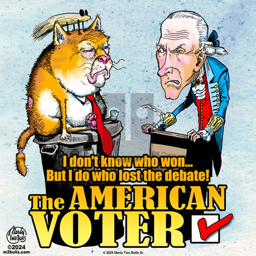 M2Bulls on Thursday July 4, 2024 Comic Strip