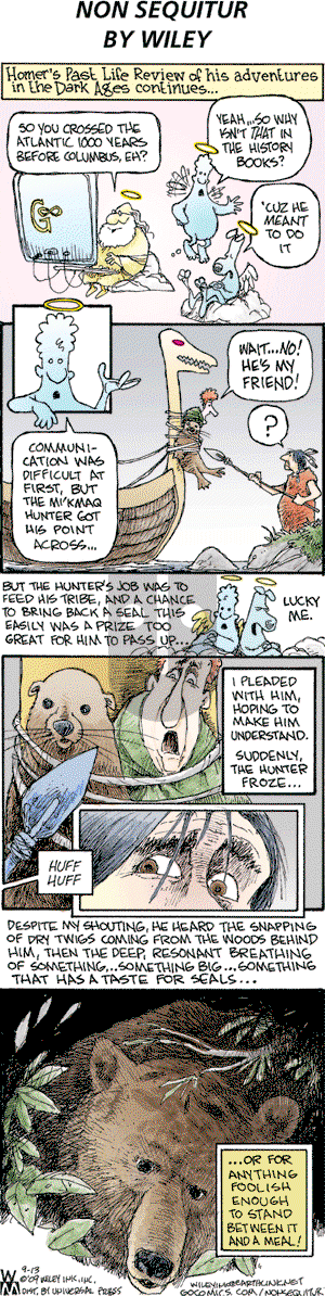 Non Sequitur on Sunday September 13, 2009 Comic Strip