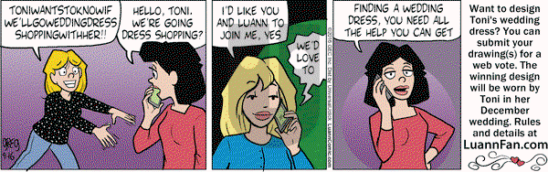 Luann on Friday September 16, 2016 Comic Strip