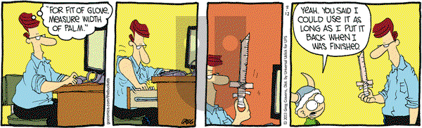 The Buckets on Tuesday February 12, 2013 Comic Strip