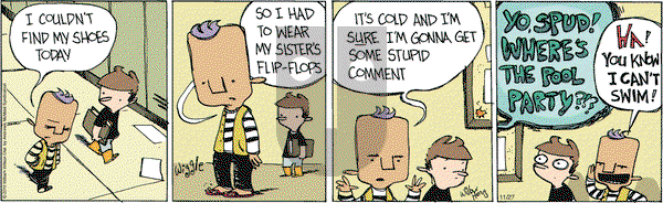 Wallace the Brave on Wednesday November 27, 2019 Comic Strip