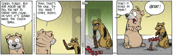 Get Fuzzy on Friday September 5, 2014 Comic Strip