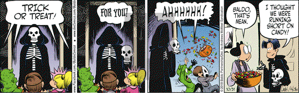 Baldo on Wednesday October 31, 2018 Comic Strip