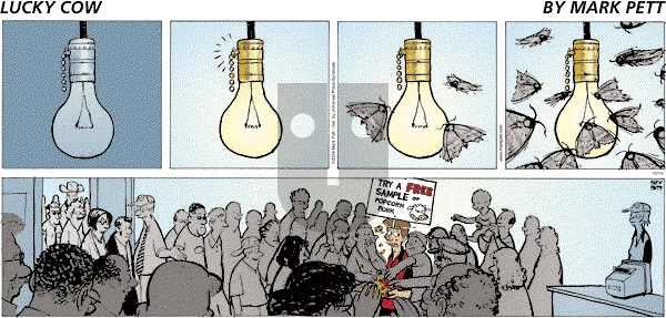 Lucky Cow on Sunday October 10, 2004 Comic Strip