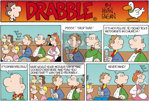 Drabble on Sunday March 7, 2010 Comic Strip