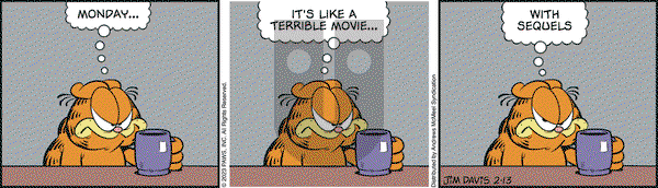 Garfield - Monday February 13, 2023 Comic Strip