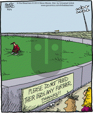 In the Bleachers on Thursday May 24, 2012 Comic Strip