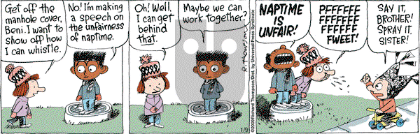 Cul de Sac on Friday January 9, 2009 Comic Strip