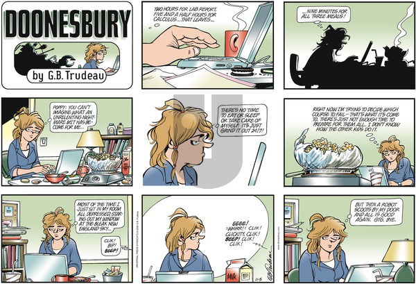 Doonesbury on Sunday November 5, 2006 Comic Strip