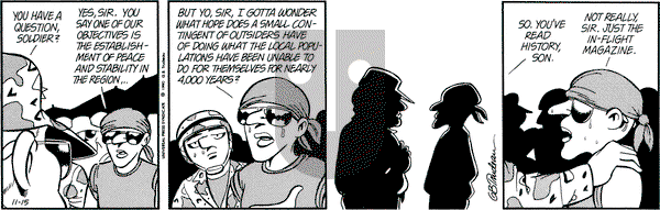 Doonesbury on Thursday November 15, 1990 Comic Strip