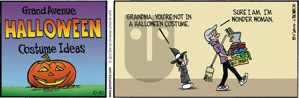 Grand Avenue on Friday October 30, 2015 Comic Strip