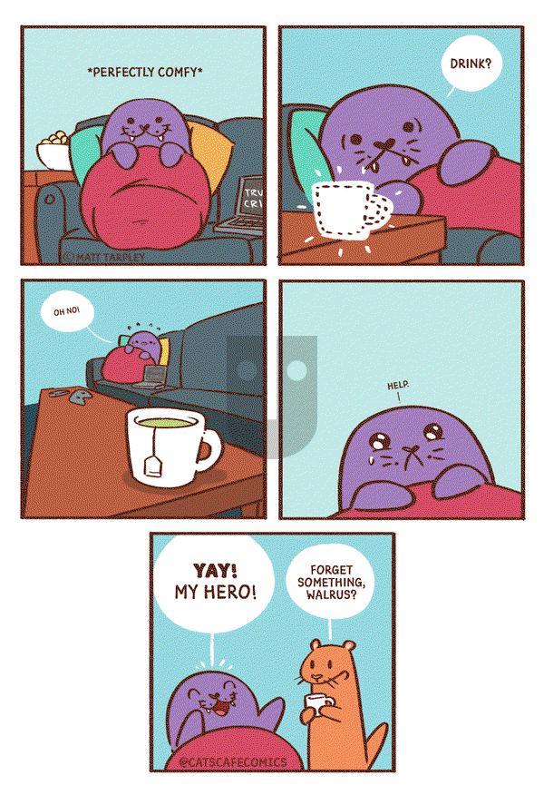 Cat's Cafe on Monday March 13, 2023 Comic Strip