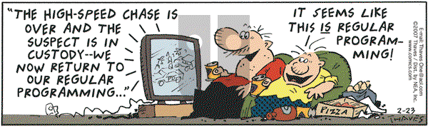Frank and Ernest on Friday February 23, 2007 Comic Strip