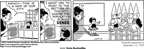 Nancy Classics on Thursday September 14, 2017 Comic Strip