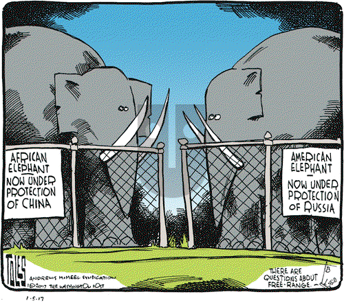Tom Toles on Thursday January 5, 2017 Comic Strip