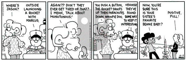 FoxTrot on Friday July 16, 1999 Comic Strip