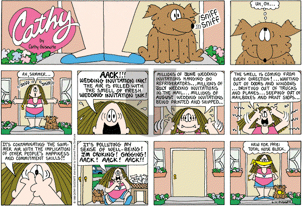 Cathy Classics - Sunday June 14, 1998 Comic Strip