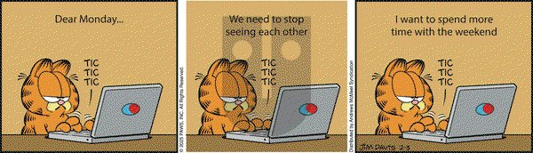 Garfield - Monday February 3, 2025 Comic Strip