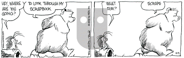 The Grizzwells on Monday August 5, 2002 Comic Strip