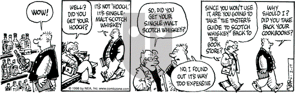 Betty on Tuesday February 17, 1998 Comic Strip