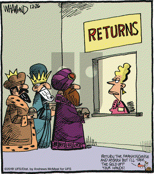 Reality Check on Thursday December 26, 2019 Comic Strip