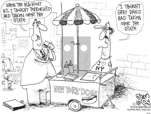 Glenn McCoy on Monday August 18, 2003 Comic Strip