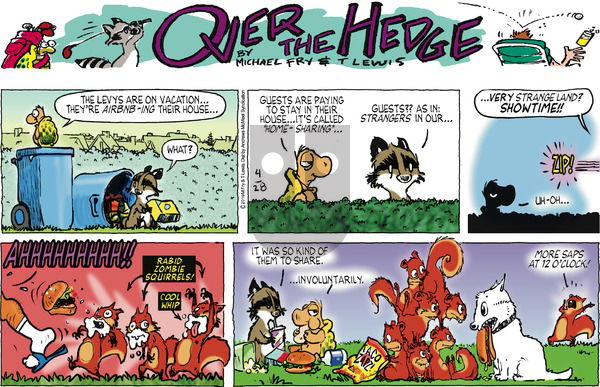 Over the Hedge on Sunday April 28, 2019 Comic Strip
