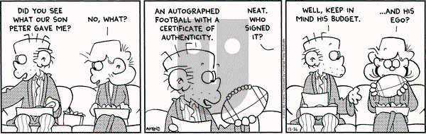 FoxTrot on Thursday December 26, 2002 Comic Strip