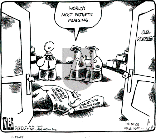 Tom Toles on Tuesday May 24, 2005 Comic Strip