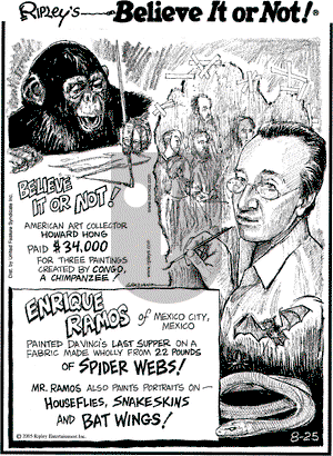 Ripley's Believe It or Not on Thursday August 25, 2005 Comic Strip