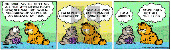 Garfield on Tuesday February 8, 1983 Comic Strip