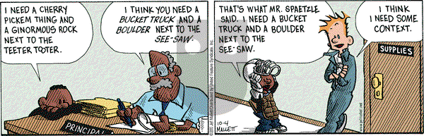 Frazz on Monday October 4, 2010 Comic Strip