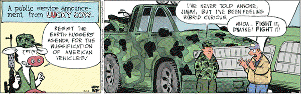 Lucky Cow on Saturday November 18, 2006 Comic Strip