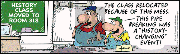 Frank and Ernest on Thursday August 23, 2018 Comic Strip
