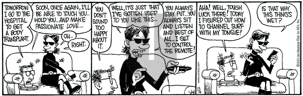 Monty on Thursday December 18, 2003 Comic Strip