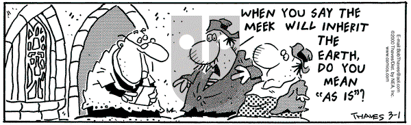 Frank and Ernest on Wednesday March 1, 2000 Comic Strip